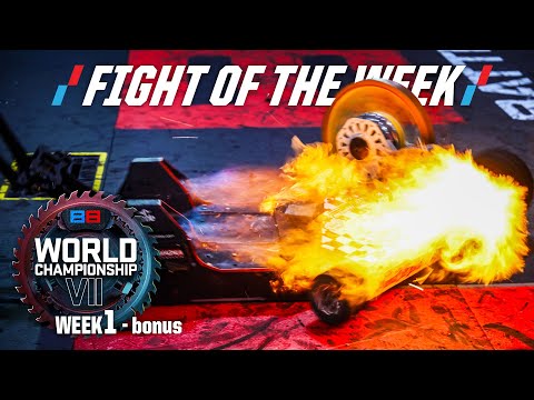 BattleBots Fight of the Week BONUS: RIPperoni vs. Gruff - from World Championship VII