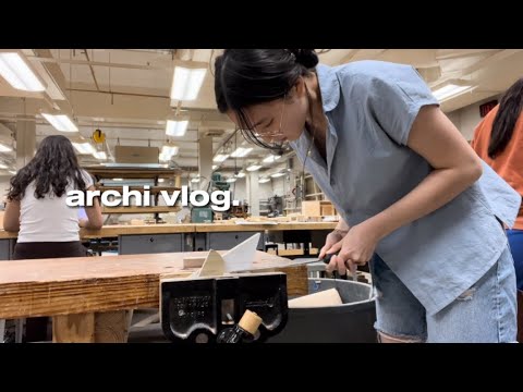 Meine Woche als Architekturstudentin im ersten Studienjahr 👩🏻‍🎨 | Iterationen, Pin-ups, Modellier...