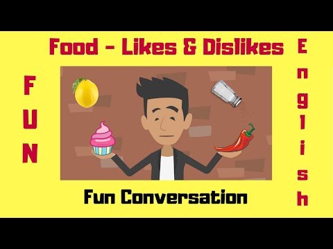 Vocabulary Tutorial - Fast Food Likes and Dislikes