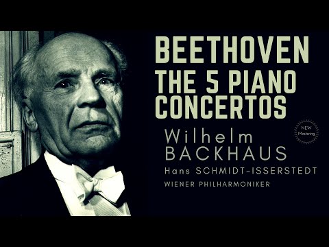 Beethoven - Piano Concertos No.1,2,3,4,5 'Emperor' / NEW MASTERING (ref.rec: Wilhelm Backhaus)