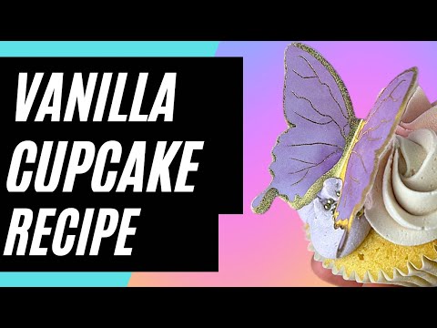 How To bake a cake | VANILLA CUPCAKES (easy recipe for beginners)