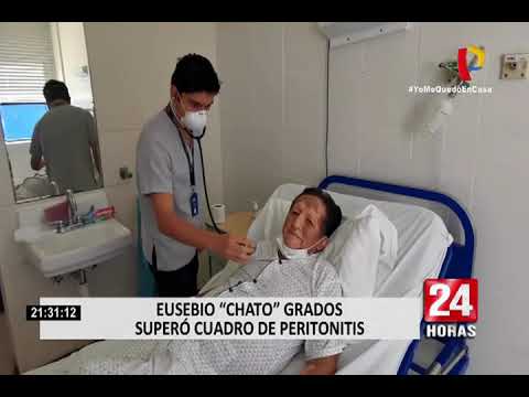 Eusebio "Chato" Grados: cantante fue dado de alta tras un cuadro de peritonitis