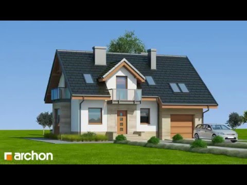 Projekt Domu w rododendronach 15 (N) - animacja