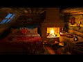 Mighty Snowstorm Sounds For Sleeping In A Winter Hut Frosty Blizzard Snowfall And Howling Wind