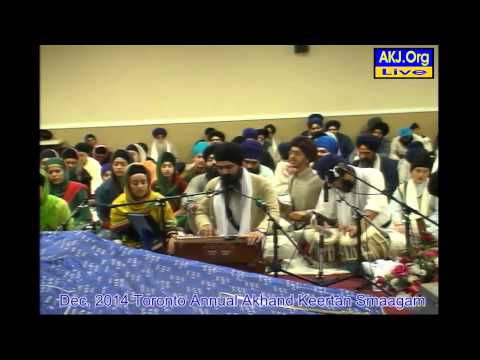 034 Toronto Dec. 2014 Smaagam - Wednesday Evening Keertan - Bh. Iqbal Singh Jee Mohali