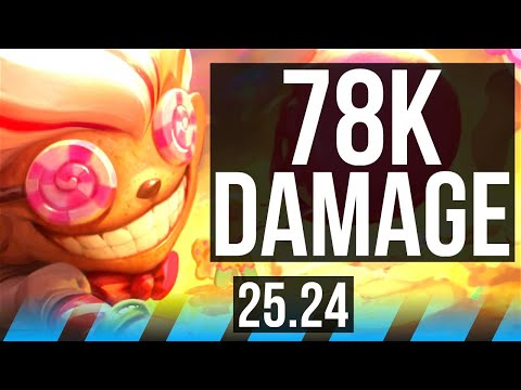 ZIGGS vs AHRI (MID) | 78K damage, 5k gold comeback | EUW Master | 25.24