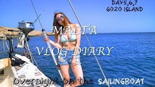 VLOG｜Malta trip 在帆船上住一晚享受地中海！overnight on the sailing boat