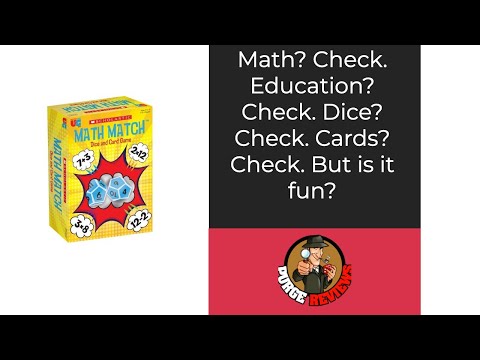 The Purge: # 3265 Scholastic Math Match Dice and Card Game: The name may be long, but it could be the answer for your kid's to learn math and have some fun