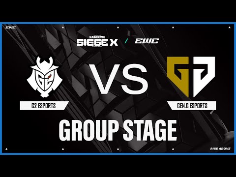 G2 Esports vs Gen.G Esports | R6 Siege X at EWC 25 - Day 1 - Group Stage