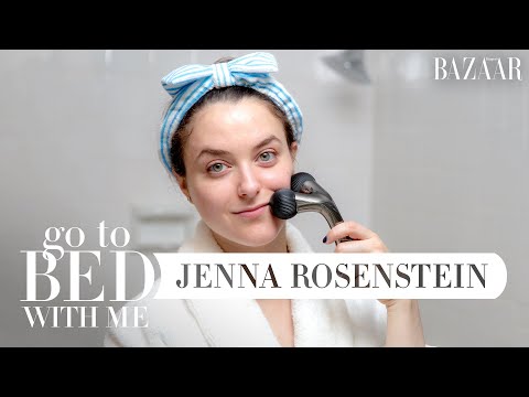 A Beauty Editor's Entire 19 Step Nighttime Skincare Routine | Go To Bed With Me | Harper's BAZAAR