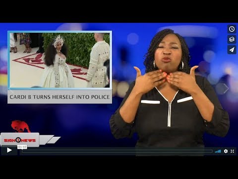 Cardi B turns herself into police (ASL - 10.1.18)