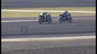 preview picture of video 'Yamaha YZF-R3 mini-race at Buriram Circuit (Thailand)'