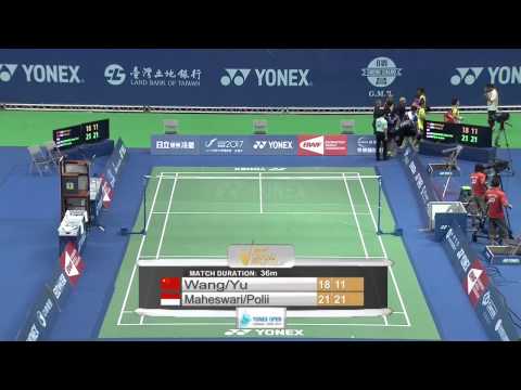 Final-2014 Chinese Taipei Badminton Open 2014-Greysia Polli-Nitya K Maheswari vs Wang Xiaoli-Yu Yang