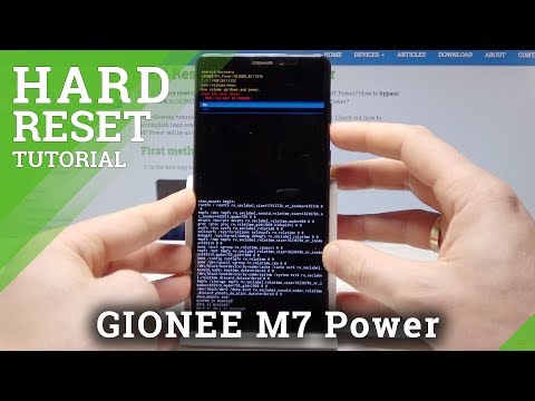 HARD RESET GIONEE M7 Power - Factory Reset / Bypass Screen Lock