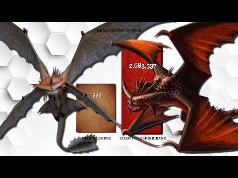 Cloudjumper vs. All wild Stormcutter Dragons (power levels) | httyd | Dragons Rise of Berk