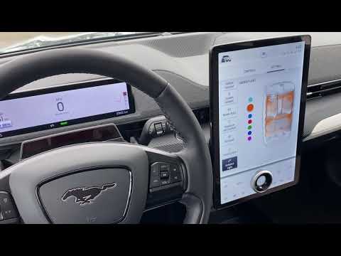 21 Ford Mustang Mach E Premium Awd Interior Overview