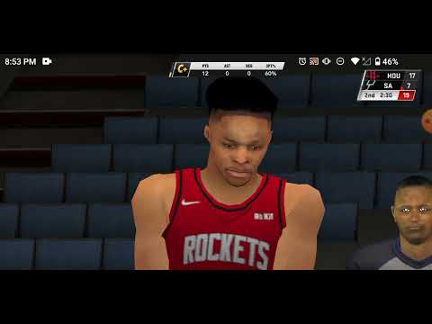 NBA 2K20 Mobile My Career (40 point game)