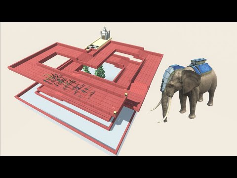 Escape From Robot Elephant - Last Survivor - Animal Revolt Battle Simulator - ARBS
