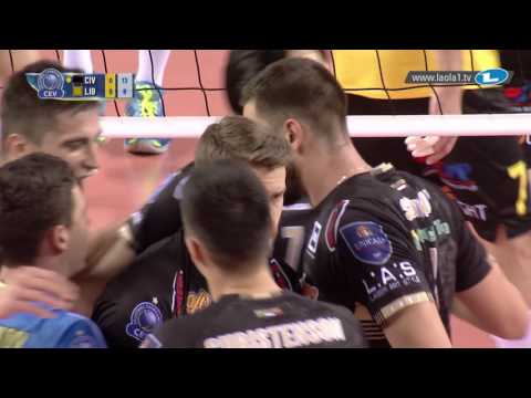 2017 CLVolleyM - 4th Round Leg 2 - Cucine Lube CIVITANOVA vs Dukla LIBERE 1