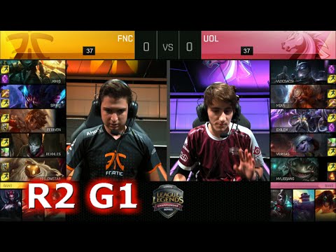 Fnatic vs UOL (Unicorns of Love) | Game 1 S6 Worlds 2016 EU Regionals Round 2 | FNC vs UOL G1 R2