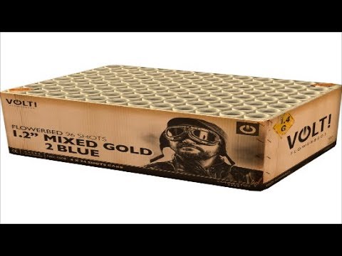 1.2" Mixed Gold 2 Blue