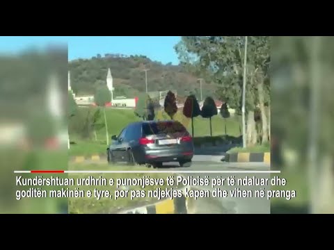 Report TV-Ndjekje si nëpër filma, tropojani me BMW X5 kapet pasi i bën 'zbor' policisë në autostradë
