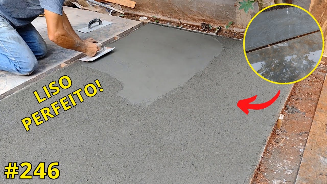 #246- Calçada de cimento queimado