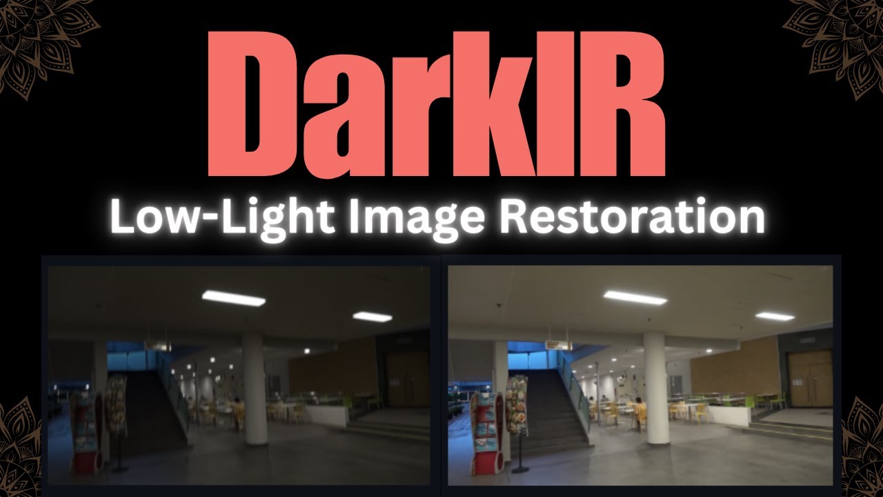 DarkIR - Low-Light Image Restoration with AI - Install Locally