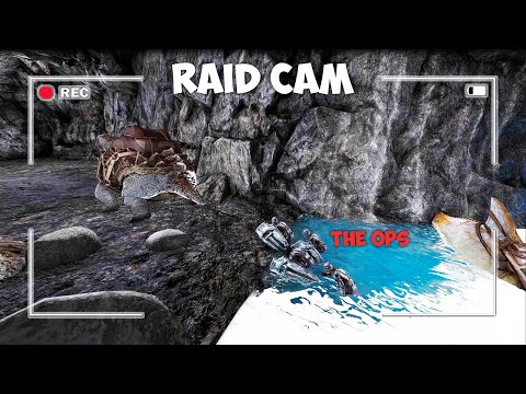 Ark Raid Cam - They Raided This Base Like A SWAT Team On Ark MTS!!