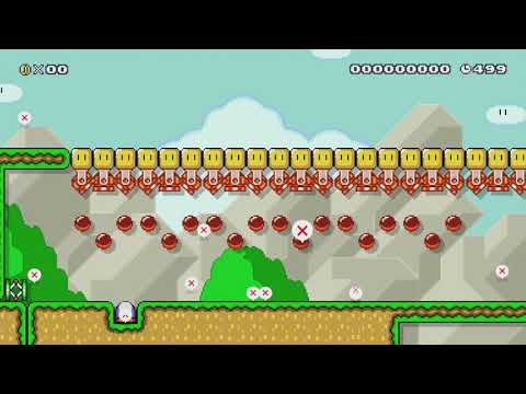 Red Canon Drop by starface - Super Mario Maker - No Commentary 1bo
