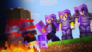 EU LUTEI NA MAIOR GUERRA DO MINECRAFT!