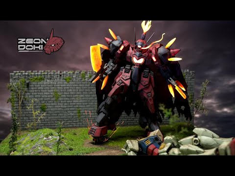 The Great Wall Battle Diorama | Custom Build HG Ogre GN-X 1/144 | オーガ刃-x  | 高達模型製作分享