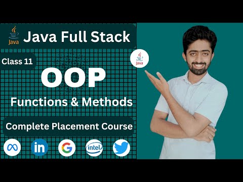Functions Methods In Java Java Full Stack Development Course In Hindi Lecture 11