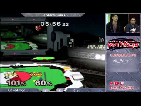 Mayhem Mar 2015: Kira (Sheik) vs Baka4moe (Peach) Losers Semis