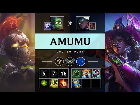 Amumu Support vs Senna - EUW Challenger Patch 25.20