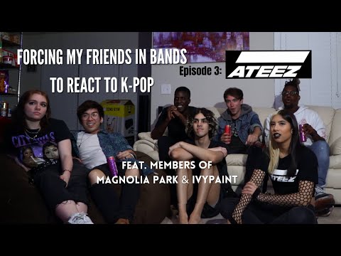 FORCING MY FRIENDS IN BANDS TO REACT TO K-POP - EP. 3 (ATEEZ) [READ FULL DESCRIPTION!]