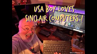 USA Boy LOVES Sinclair Computers - 8bit Speccy Next 48k QL +2 +3 - The British IBM - Matthew Smith