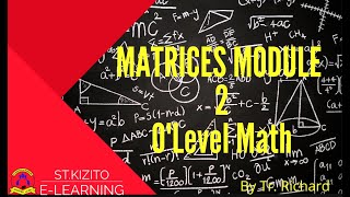 MATRICES MODULE 2