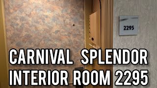 Carnival Splendor Cabin Tour 2295 ๐ข | Interior Room Walkthrough (Sydney Cruise 2025)