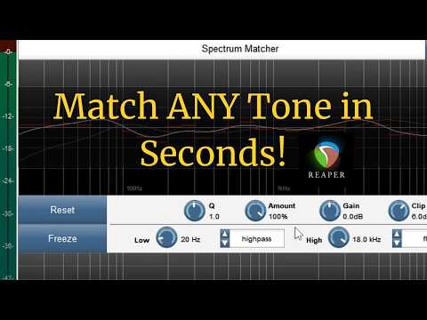 Reaper's SECRET Weapon For Mixing & MASTERING (Spectrum Matcher)