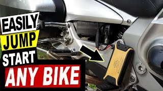 How to Jump Start a dead motorcycle battery, the easy way | Moto Boost