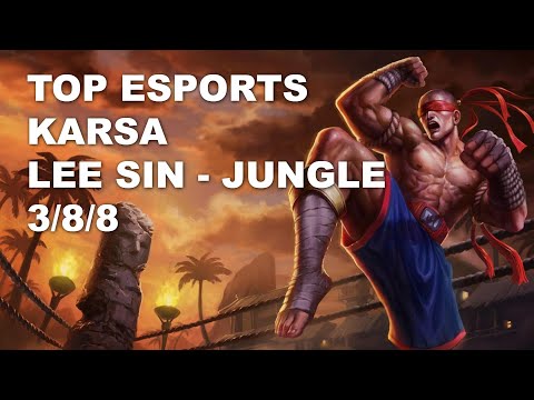 Top Esports Karsa Jungle Lee Sin vs Rek'Sai - KR Challenger Patch 10.8