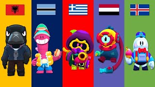 Brawlers From Different Countries | Pt.2