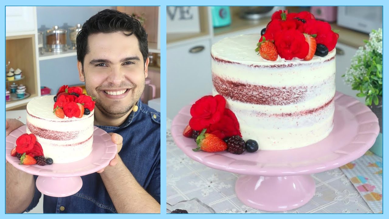 Semi Naked Cake Red Velvet - Confeitaria no Ponto - Sabor & Arte - EP. 4 - Parte 2