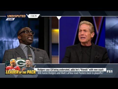 Skip and Shannon SURPRISED Aaron says GB being underrated, adds he's "friends" with new coach