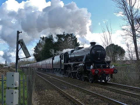 The 'CATHEDRALS EXPRESS' with No.45212 - 08/03/2018