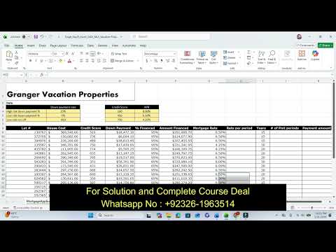 Exp25 Excel Ch02 Ml2 Vacation Property Pearson Excel Assignment Step By Step Tutorial