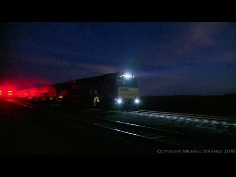 Pacific National MP5 Intermodal Freight Train (18/11/2017) - PoathTV Australian Railways