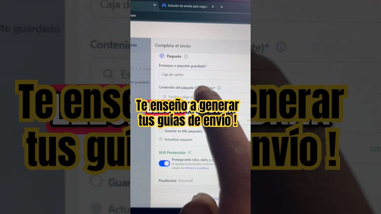 Te enseño a cómo generar tus Guías de Envío ! #armandocaps #mpcaps #envios ✅