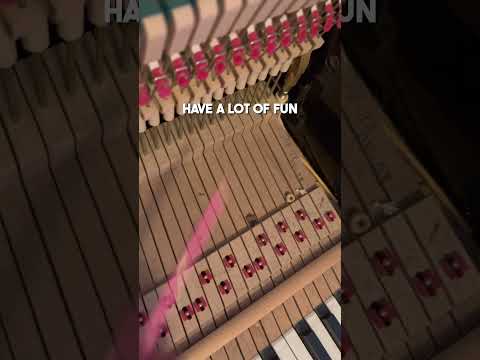 piano tuning and fixing a broken key